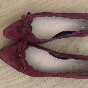 Kate Spade Suede Ballet Flats